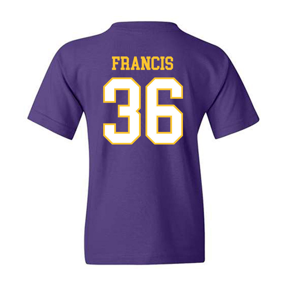 LSUS - NCAA Baseball : Rhys Francis - Youth T-Shirt-1