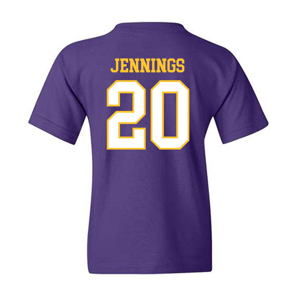 LSUS - NCAA Baseball : Devon Jennings - Youth T-Shirt-1