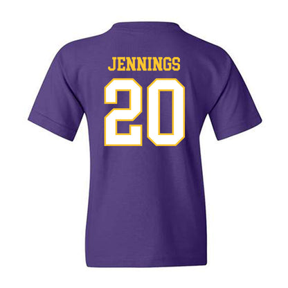 LSUS - NCAA Baseball : Devon Jennings - Youth T-Shirt-1