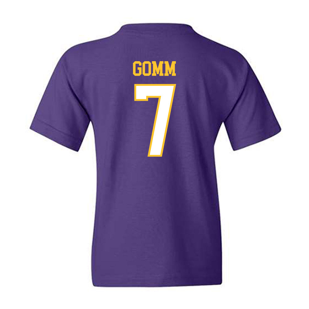 LSUS - NCAA Baseball : Austin Gomm - Youth T-Shirt-1