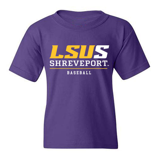 LSUS - NCAA Baseball : James Adcox - Youth T-Shirt-0