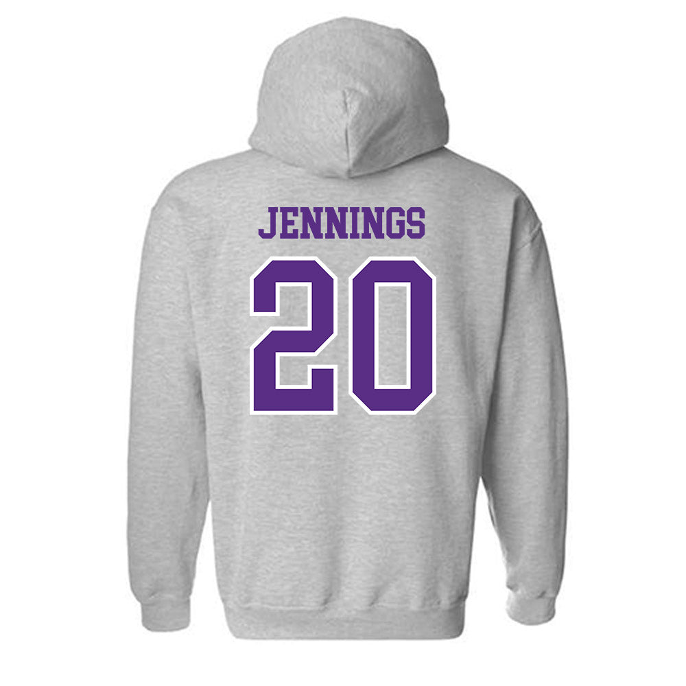LSUS - NCAA Baseball : Devon Jennings - Classic Shersey Hooded Sweatshirt-1