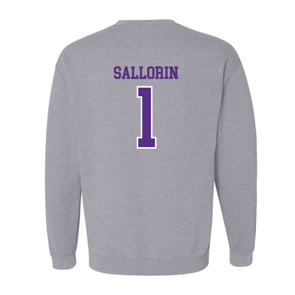 LSUS - NCAA Baseball : Jose Sallorin - Classic Shersey Crewneck Sweatshirt-1