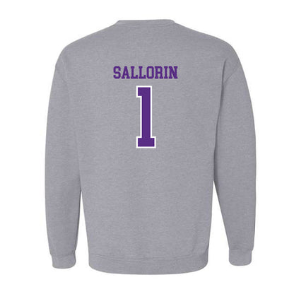 LSUS - NCAA Baseball : Jose Sallorin - Classic Shersey Crewneck Sweatshirt-1