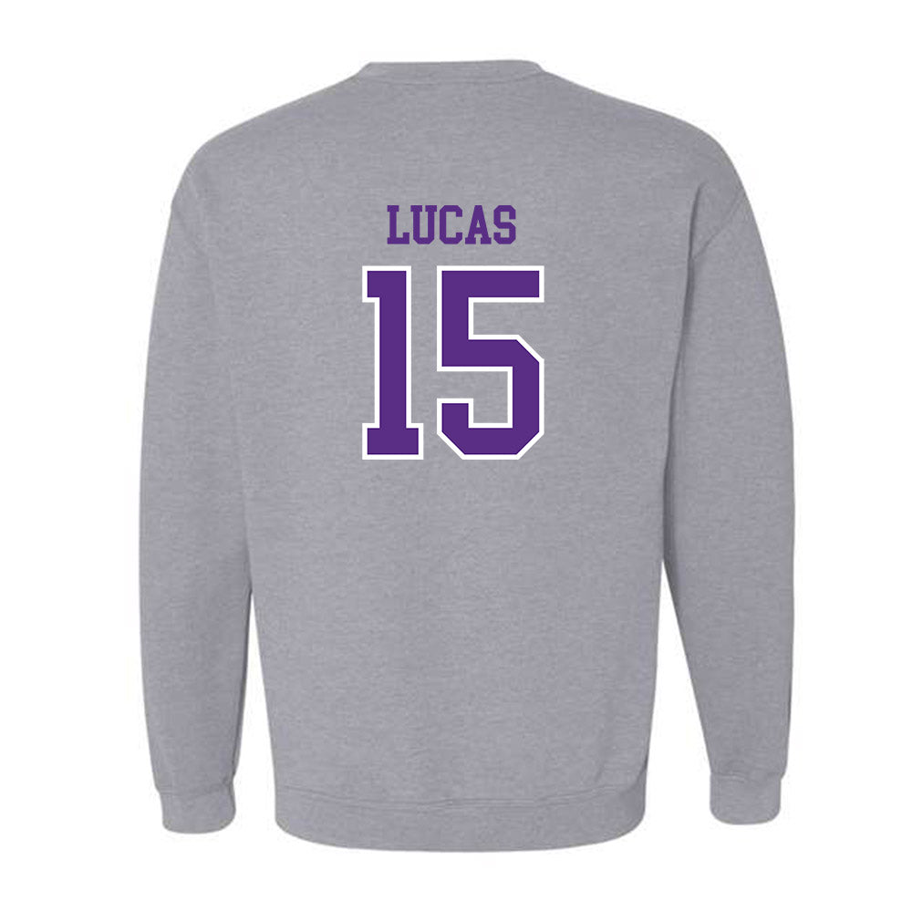 LSUS - NCAA Baseball : Brock Lucas - Classic Shersey Crewneck Sweatshirt-1