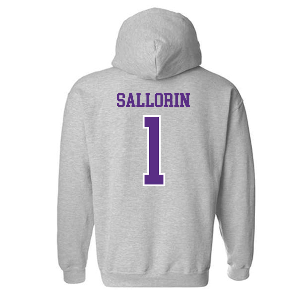 LSUS - NCAA Baseball : Jose Sallorin - Classic Shersey Hooded Sweatshirt-1