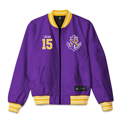 LSUS - NCAA Baseball : Brock Lucas - Bomber Jacket-0