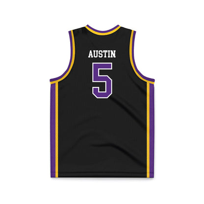 LSUS - NCAA Men's Basketball : DeVonte Austin - Black Basketball Jersey-1