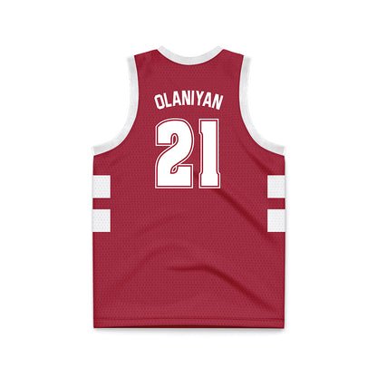 Alabama - Men's Basketball Alumni : Bola Ahmed Olaniyan - Basketball Jersey-1