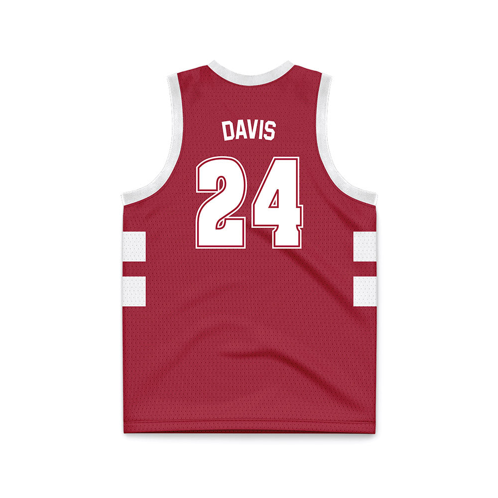 Alabama - Men's Basketball Alumni : Charvez Davis - Basketball Jersey-1