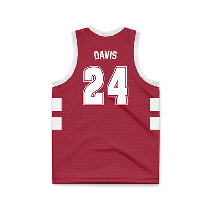Alabama - Men's Basketball Alumni : Charvez Davis - Basketball Jersey-1