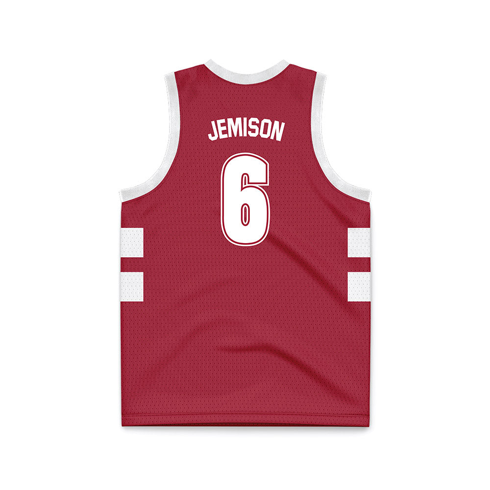 Alabama - NCAA Men's Basketball : London Jemison - Basketball Jersey-1
