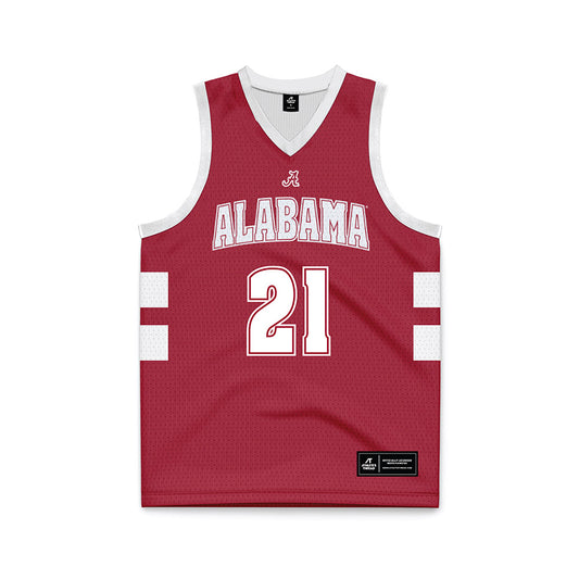 Alabama - Men's Basketball Alumni : Evan Brock - Basketball Jersey-0