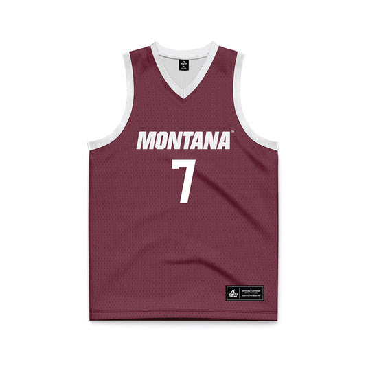 Montana - NCAA Women's Basketball : Kate Holmquist - Maroon Basketball Jersey-0