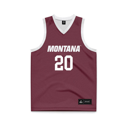 Montana - NCAA Women's Basketball : Rae Ehrman - Maroon Basketball Jersey-0