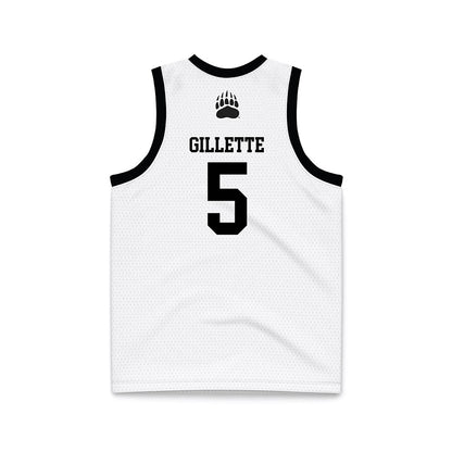 Montana - NCAA Women's Basketball : Kennedy Gillette - White Basketball Jersey-1