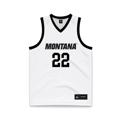 Montana - NCAA Women's Basketball : Ava Cossette - White Basketball Jersey-0