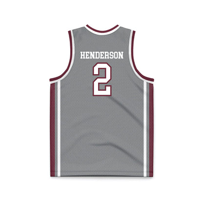Montana - NCAA Men's Basketball : Chaseh Henderson - Grey Basketball Jersey-1
