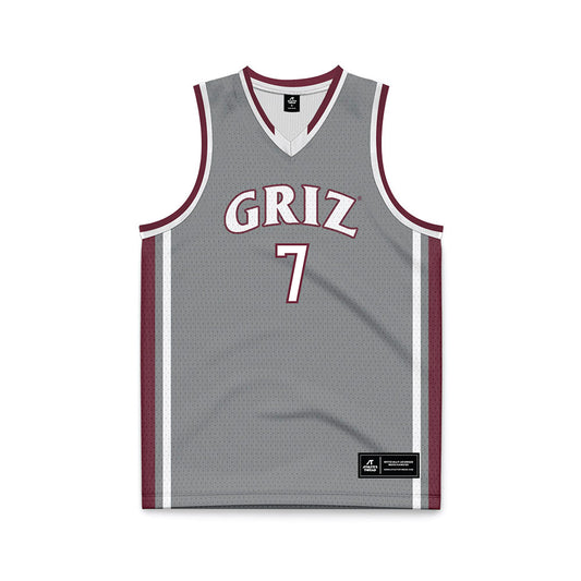 Montana - NCAA Men's Basketball : Kadyn Betts - Grey Basketball Jersey-0