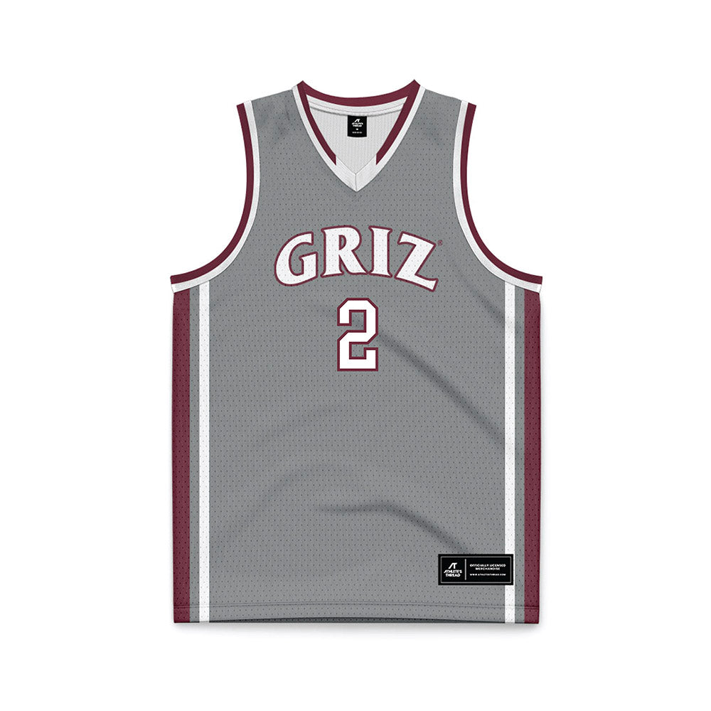 Montana - NCAA Men's Basketball : Chaseh Henderson - Grey Basketball Jersey-0