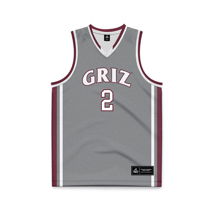 Montana - NCAA Men's Basketball : Chaseh Henderson - Grey Basketball Jersey-0