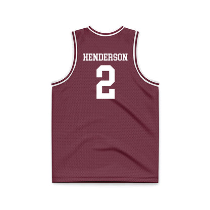 Montana - NCAA Men's Basketball : Chaseh Henderson - Maroon Basketball Jersey-1