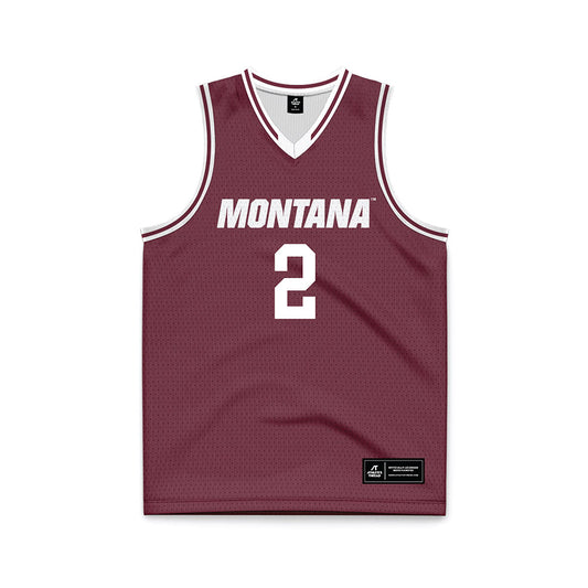 Montana - NCAA Men's Basketball : Chaseh Henderson - Maroon Basketball Jersey-0