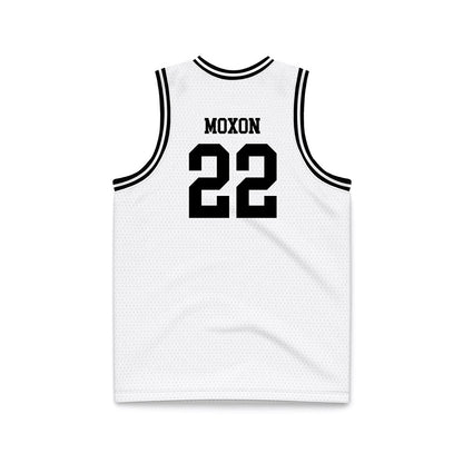 Montana - NCAA Men's Basketball : Luke Moxon - White Basketball Jersey-1