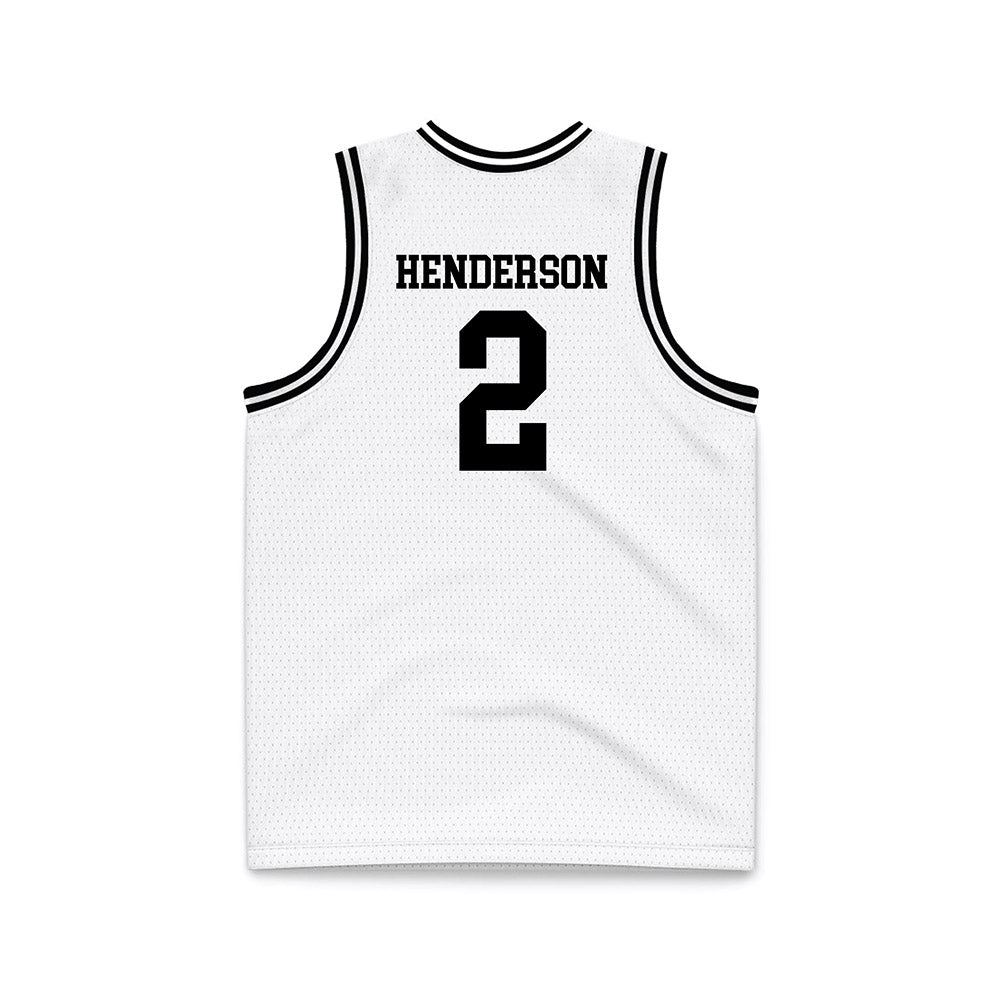 Montana - NCAA Men's Basketball : Chaseh Henderson - White Basketball Jersey-1