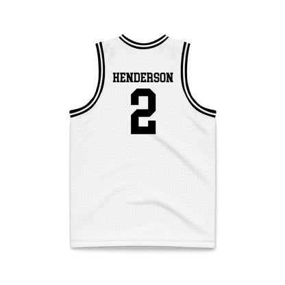 Montana - NCAA Men's Basketball : Chaseh Henderson - White Basketball Jersey-1