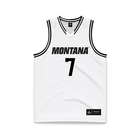 Montana - NCAA Men's Basketball : Kadyn Betts - White Basketball Jersey-0