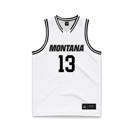 Montana - NCAA Men's Basketball : Courtney Anderson - White Basketball Jersey-0