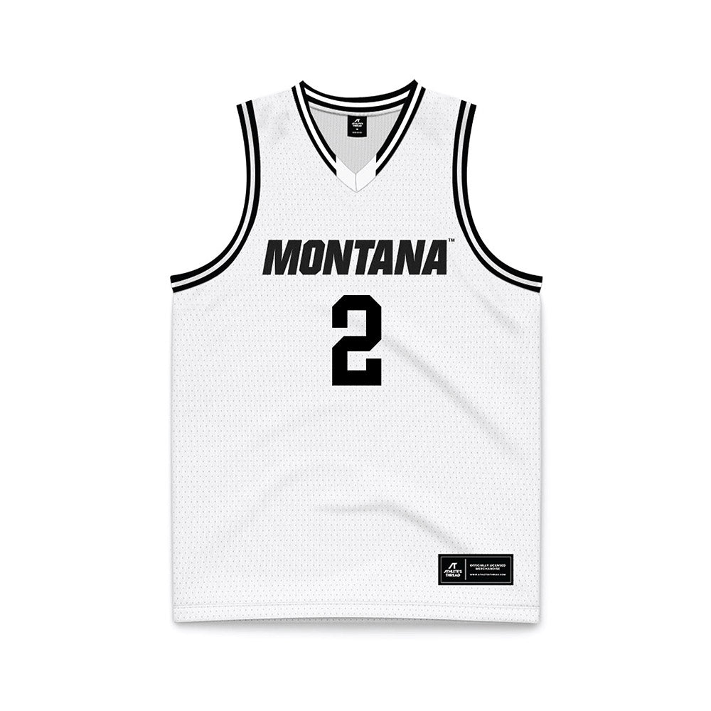 Montana - NCAA Men's Basketball : Chaseh Henderson - White Basketball Jersey-0