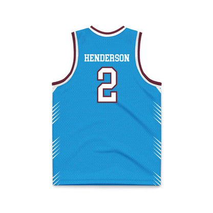 Montana - NCAA Men's Basketball : Chaseh Henderson - Blue Basketball Jersey-1