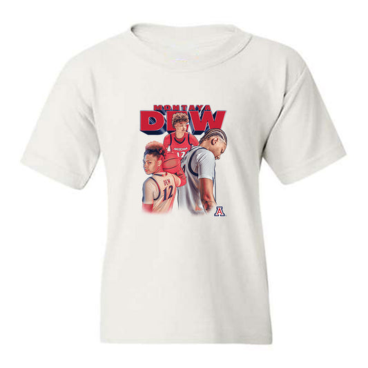 Arizona - NCAA Women's Basketball : Montaya Dew - Collage Youth T-Shirt-0