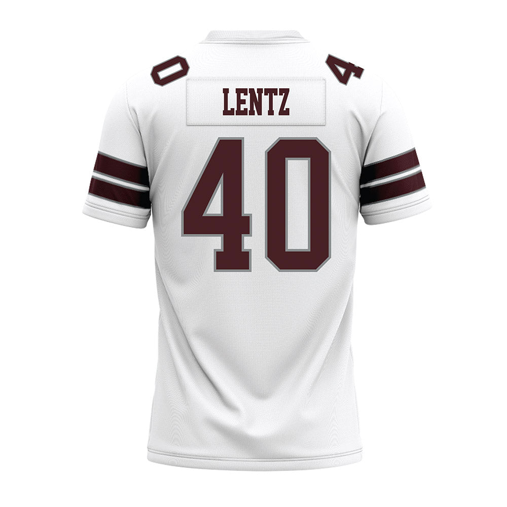 Montana - NCAA Football : Colton Lentz - White Premium Football Jersey-1