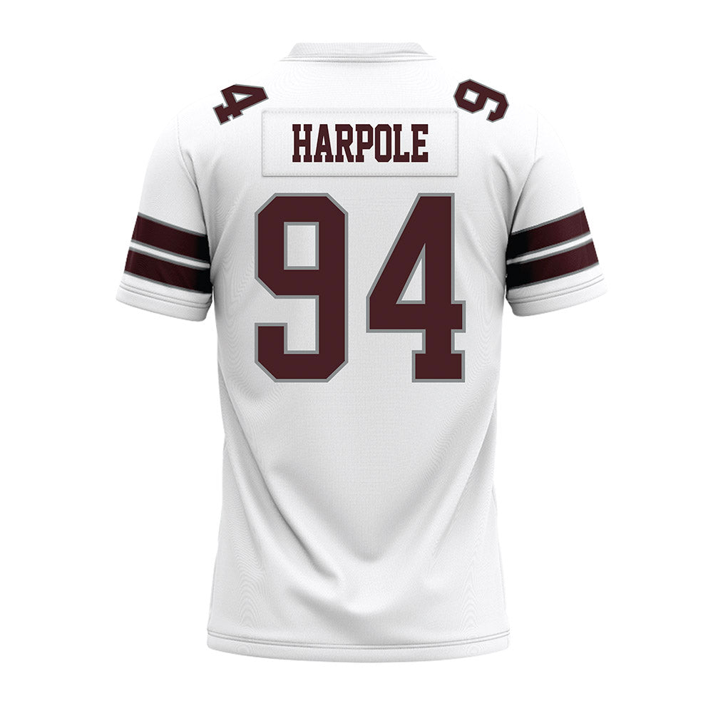 Montana - NCAA Football : Cole Harpole - White Premium Football Jersey-1
