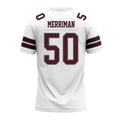 Montana - NCAA Football : Sam Merriman - White Premium Football Jersey-1
