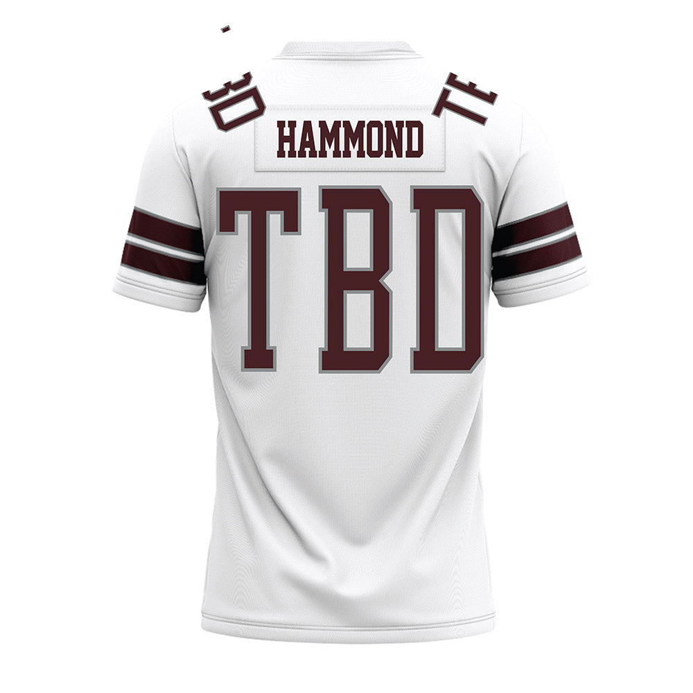 Montana - NCAA Football : Dawson Hammond - White Premium Football Jersey-1