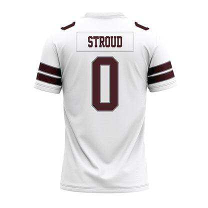 Montana - NCAA Football : Gabe Stroud - White Premium Football Jersey-1