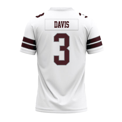 Montana - NCAA Football : Jeilani Davis - White Premium Football Jersey-1