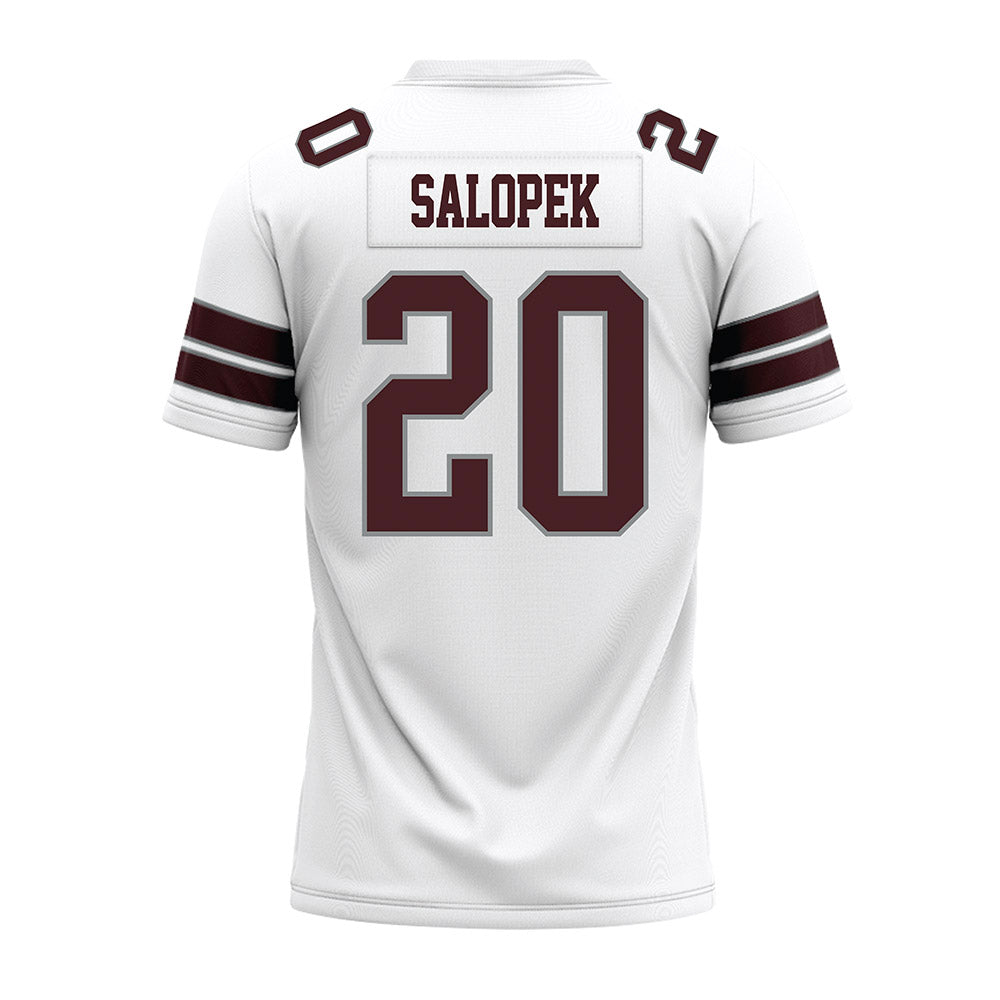 Montana - NCAA Football : Sage Salopek - White Premium Football Jersey-1
