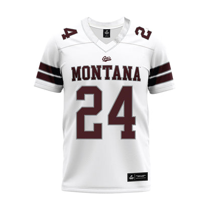 Montana - NCAA Football : Justin Eklund - White Premium Football Jersey-0