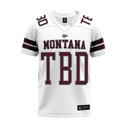 Montana - NCAA Football : Owen Liechti - White Premium Football Jersey-0