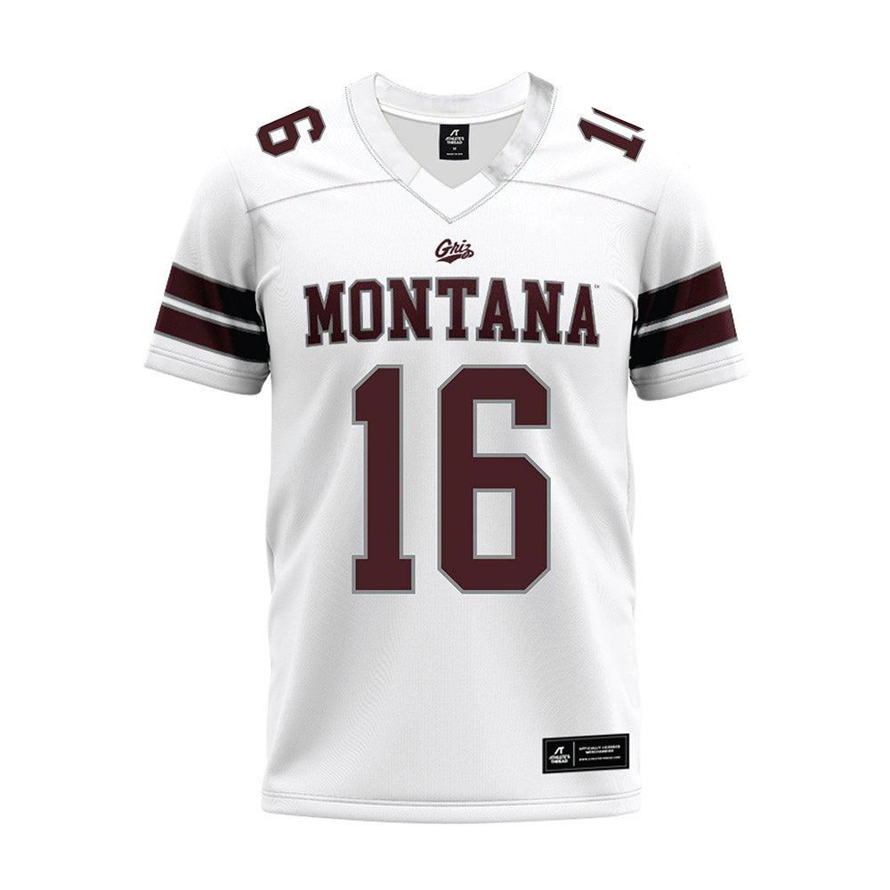 Montana - NCAA Football : Braeden Orlandi - White Premium Football Jersey-0