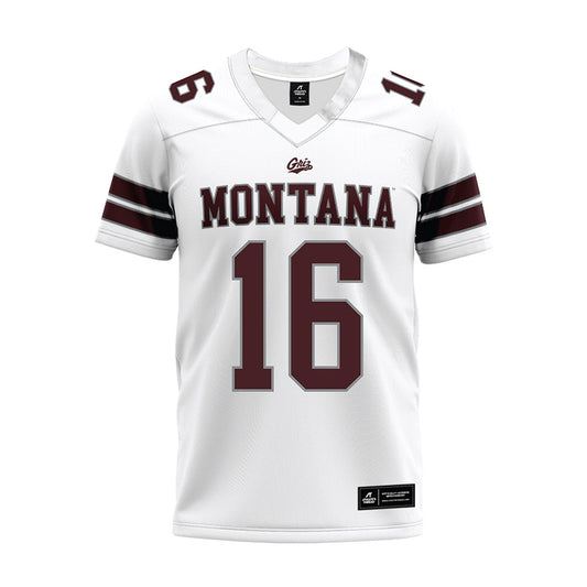 Montana - NCAA Football : Braeden Orlandi - White Premium Football Jersey-0
