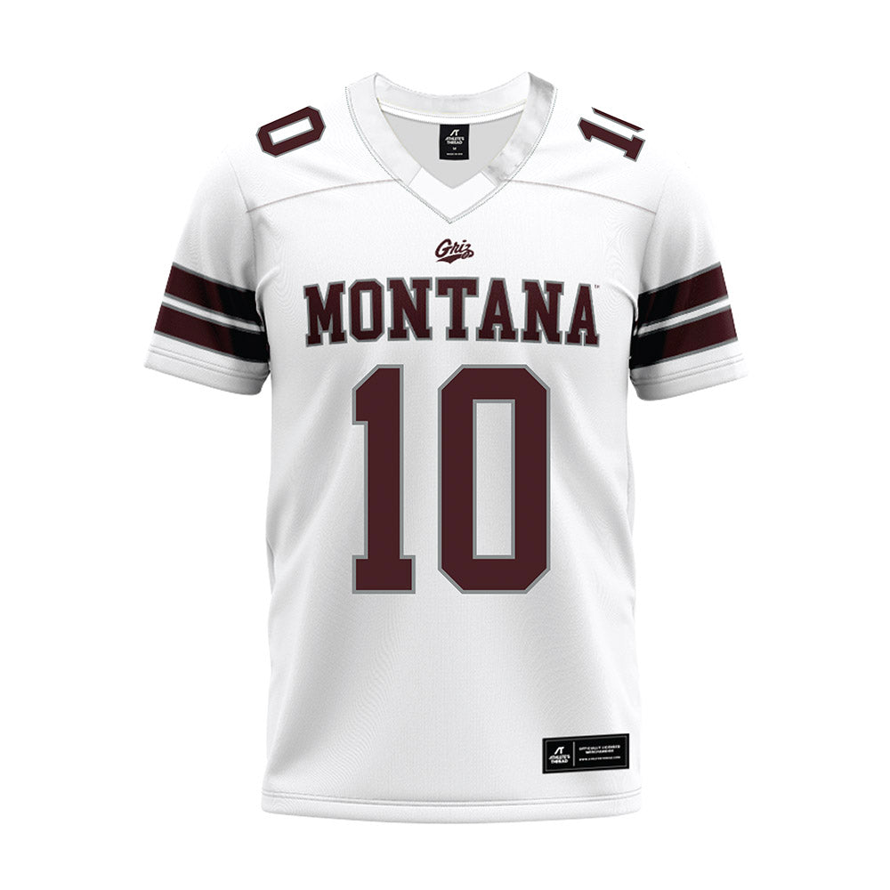 Montana - NCAA Football : Eli Gillman - White Premium Football Jersey-0