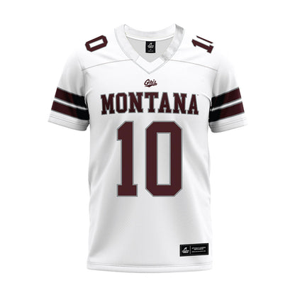 Montana - NCAA Football : Eli Gillman - White Premium Football Jersey-0