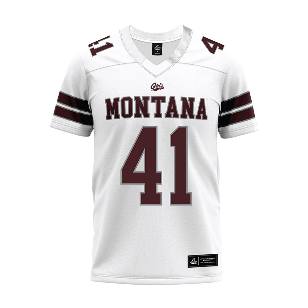 Montana - NCAA Football : Ryder Barinowski - White Premium Football Jersey-0