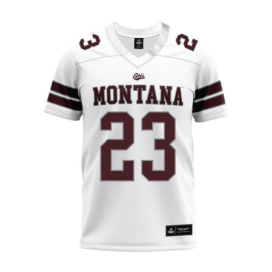 Montana - NCAA Football : Dane Kellner - White Premium Football Jersey-0